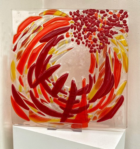 Fused glass art